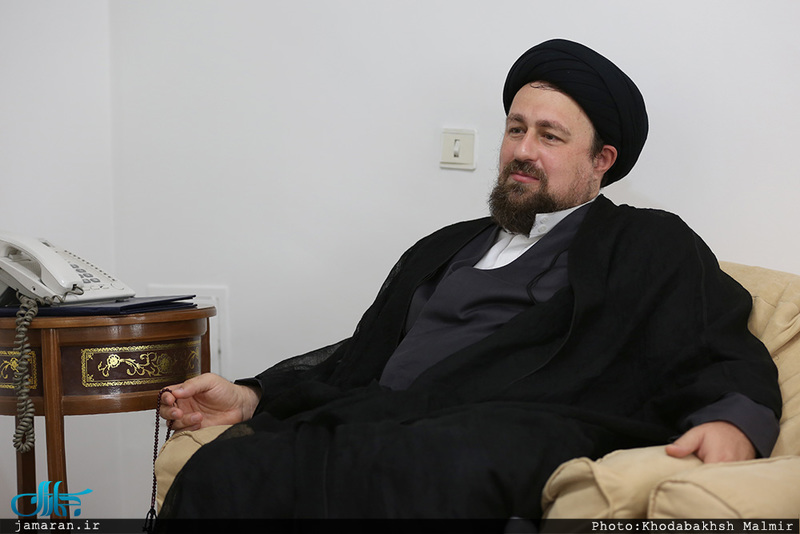 دیدار جمعی از اعضای شورای شهر مشهد با سید حسن خمینی 