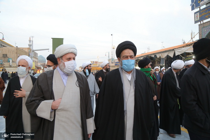 مراسم تشییع و خاکسپاری پیکر مرحوم آیت الله یزدی(ره)