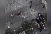  فرار مردم بعد از انفجار مهیب در محله تقسیم استانبول