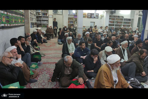 احیای شب بیست و یکم ماه مبارک رمضان در بیت آیت الله العظمی صانعی (ره)