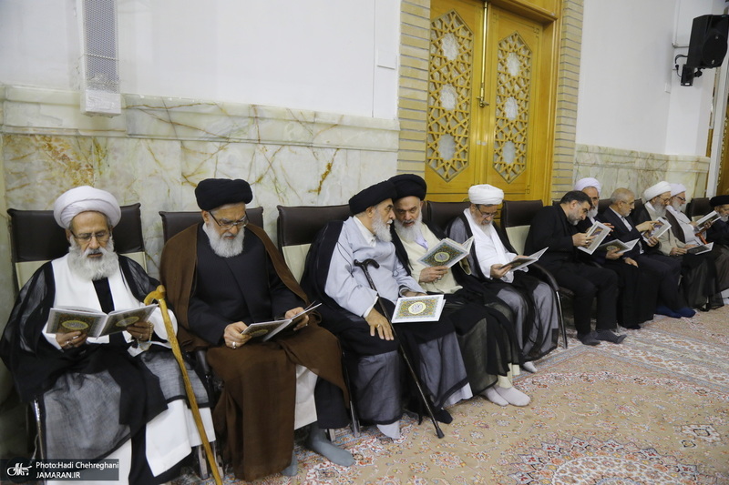 مراسم سالگرد ارتحال امام خمینی (س) از سوی رهبر معظم انقلاب اسلامی در قم