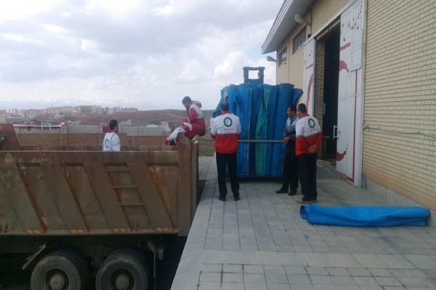 کمک های هلال احمر اردبیل به مناطق سیل زده ارسال شد