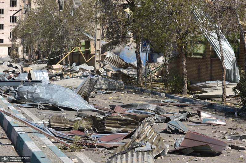 حمله آمریکایی_صهیونی به ورزشگاه شهیدان نصیری منطقه ۱۸ تهران