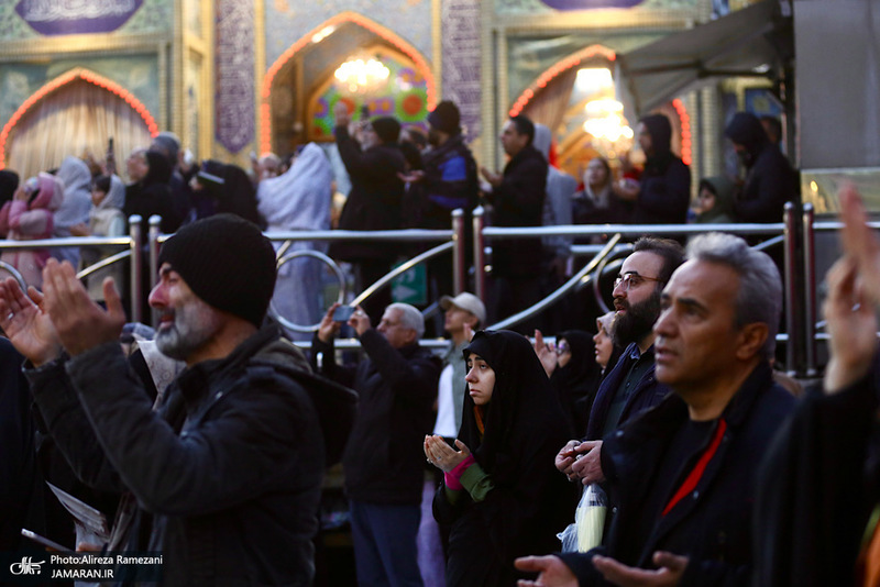 مراسم تحويل سال در امام زاده صالح (ع)