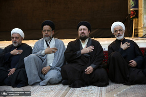 مراسم شب عاشورا در حرم مطهر امام خمینی (س)