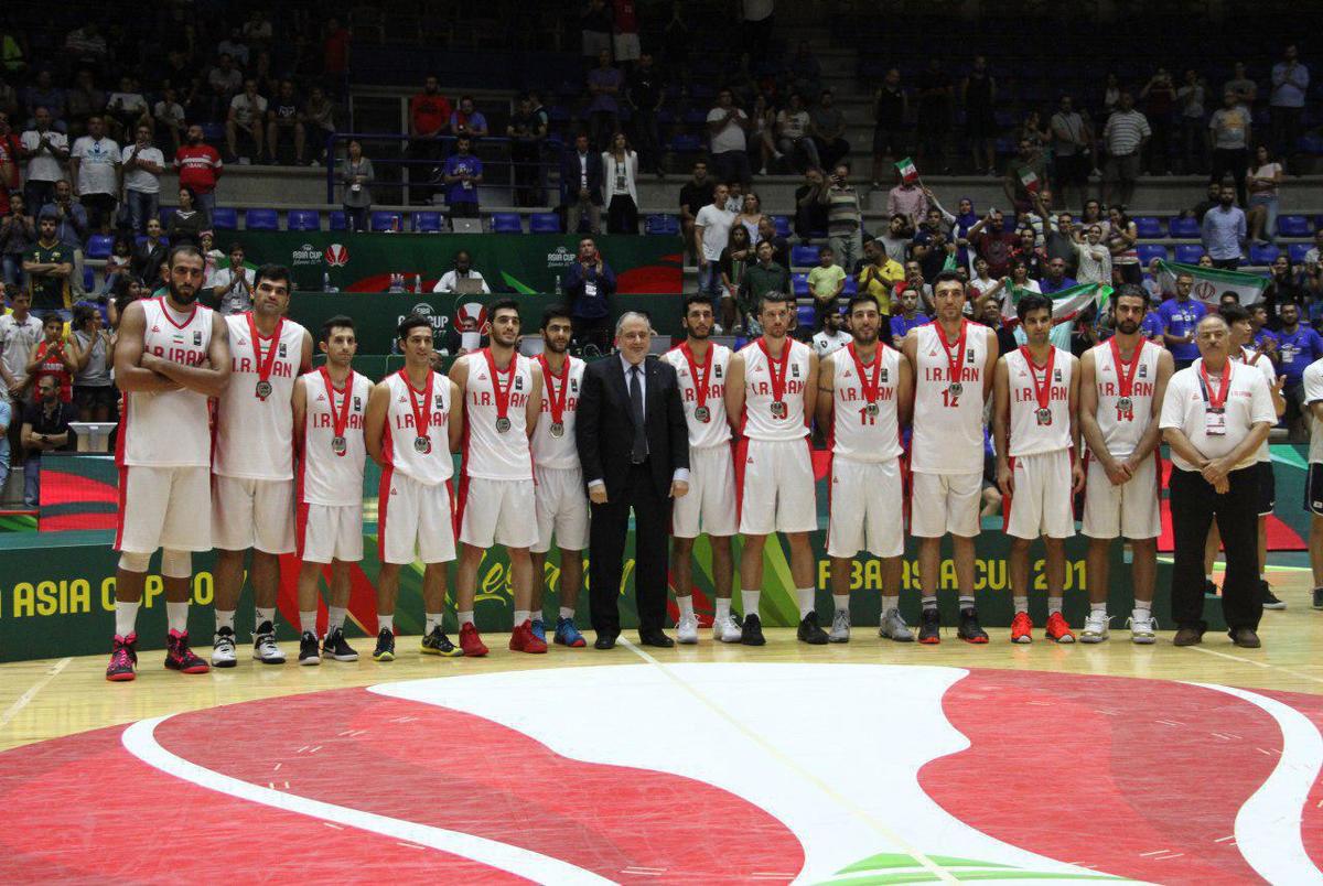مشخص شدن همگروه های تیم ملی بسکتبال ایران در کاپ آسیا+عکس