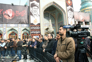 مراسم تشييع شهيد درياسالار علی شمخانی در امام زاده صالح (ع)