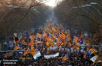 تظاهرات بارسلون