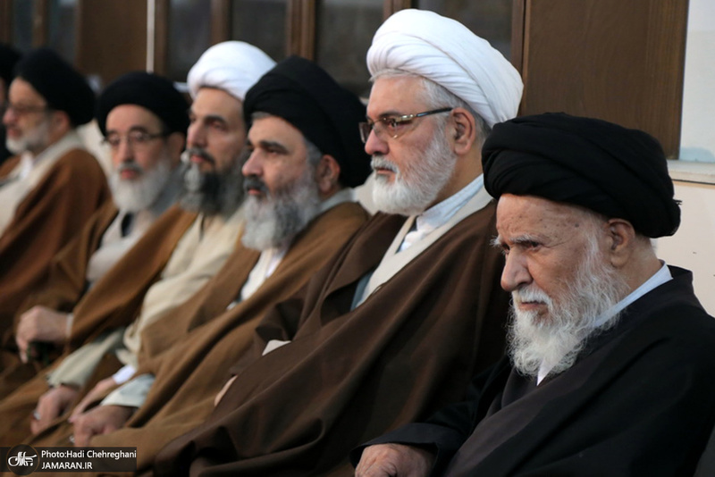 مراسم رونمایی از کتاب الفقاهه اثر آیت الله العظمی درچه ای  با حضور آیت الله سبحانی
