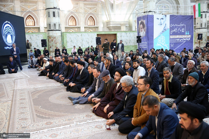 مراسم گرامیداشت شهدای مهاجر افغانسانی در حادثه گلزار شهدای کرمان