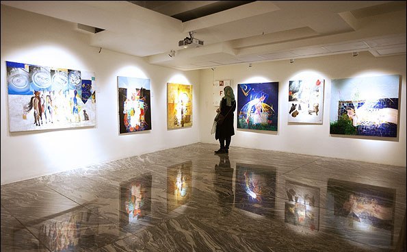 گشایش نمایشگاه همدلان فردای هنر آذربایجان در تبریز