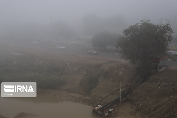 تداوم مه صبحگاهی و شامگاهی در خوزستان