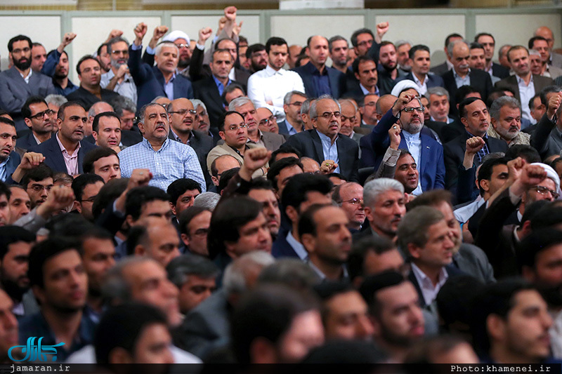 دیدار جمعی از استادان، نخبگان و پژوهشگران دانشگاه‌ها با رهبر معظم انقلاب