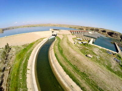 کلنگ‌زنی پروژه سیستم آبیاری نوین ۱۲۰۰ هکتار از دشت لیشتر گچساران