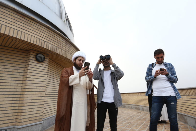 استهلال ماه شوال در رصدخانه امام علی (ع) قم‎