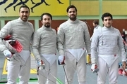 نقره تیم سابر ایران در رقابت های شمشیربازی قهرمانی آسیا