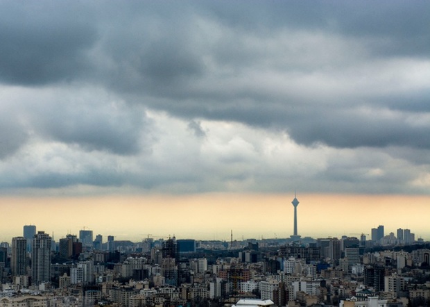 پیش بینی افزایش ابر و بارش پراکنده در تهران