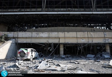 تصاویر| آسیب سالن ۱۲ هزار نفری آزادی بعد از حمله آمریکایی- صهیونیستی