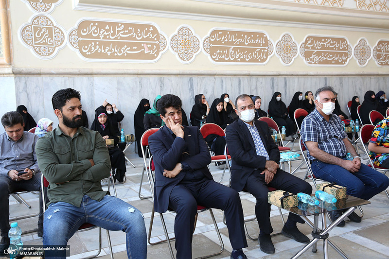 مراسم سالگرد مادر حجت الاسلام و المسلمین ساعدی در حرم امام خمینی‎ (س)