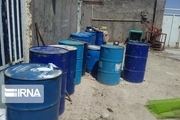 کارگاه تولید مواد ضدعفونی تقلبی در یکی از روستاهای ساوه کشف شد