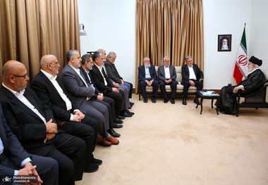 دیدار دبیرکل جنبش جهاد اسلامی فلسطین با رهبر معظم انقلاب