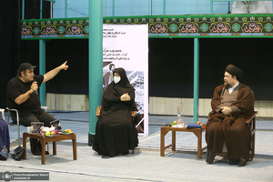 نشست صمیمانه دست اندر کاران و عوامل فیلم مستند «احمد» با سید حسن خمینی