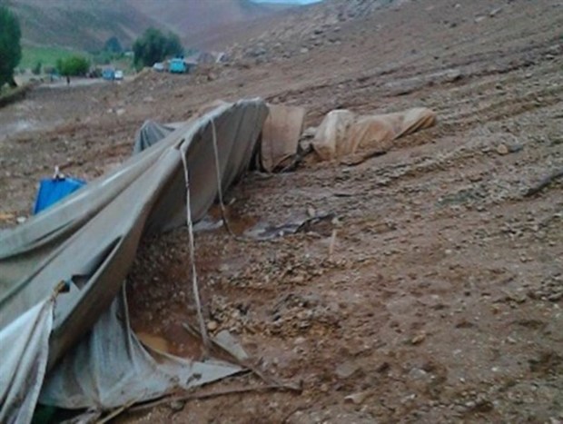 سیل به۱۵۰ واحد مسکونی و دامی عشایر خراسان شمالی خسارت زد