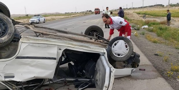 تصادف مجری شبکه ورزش /"فوتبال یک" پخش نمی شود +عکس