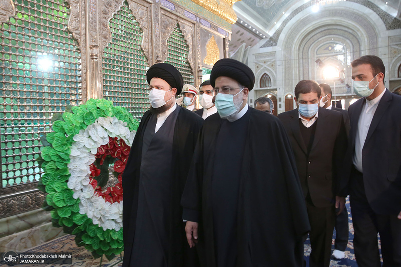 تجدید میثاق رئیس جمهور و اعضای دولت با آرمان های حضرت امام (س)