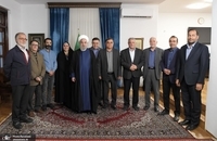 دیدار اعضای کمیته سیاسی حزب کارگزاران سازندگی با  روحانی (7)