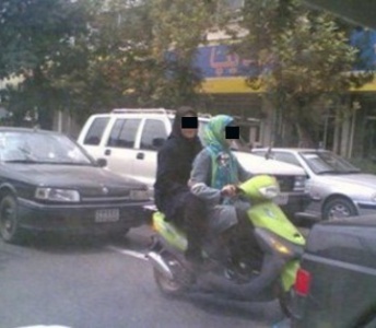 دستگیری 2 دختر موتور سوار در دزفول