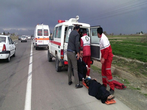 112 حادثه جاده ای در خراسان رضوی توسط هلال احمر امدادرسانی شد