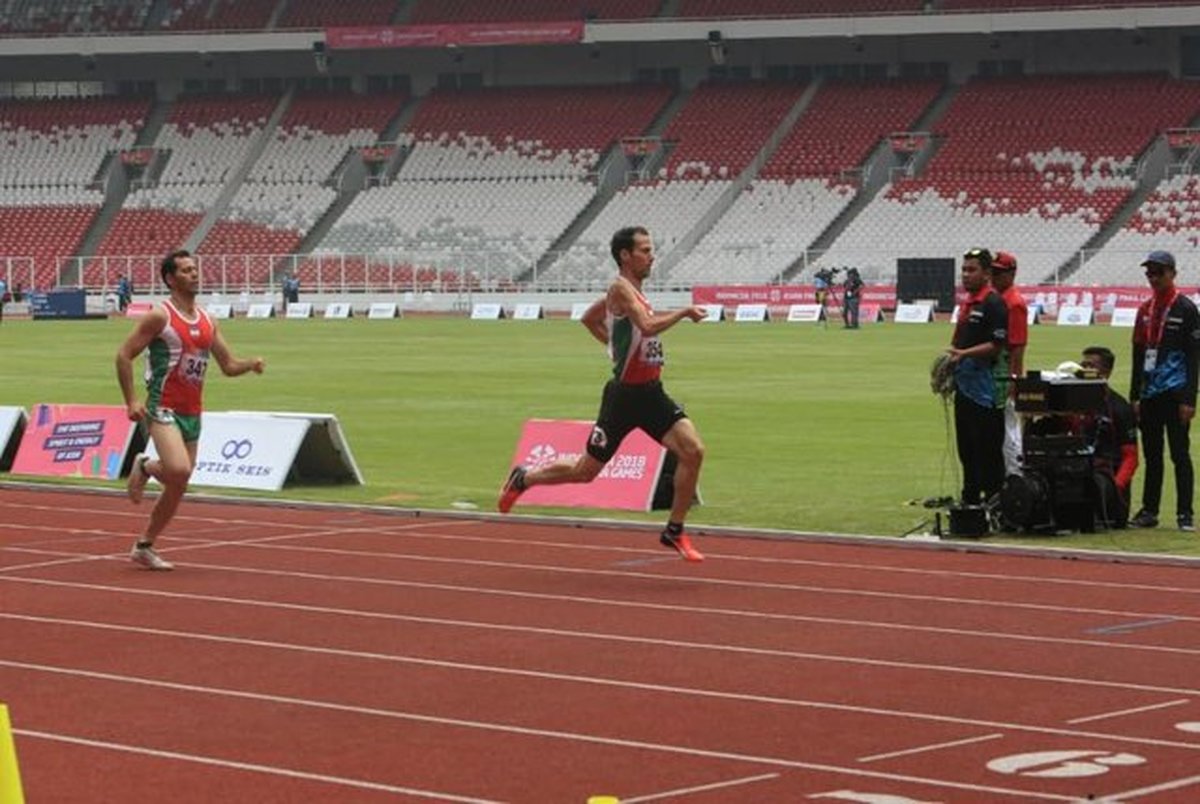  امین عبدل پور در ماده 1500 متر مردان به برنز رسید