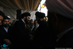 دومین روز سفر سید علی خمینی به استان خوزستان(آبادان و شلمچه)