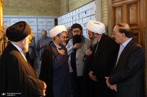 مراسم ترحیم مرحوم آیت الله نورالله شاه آبادی (ره) در تهران