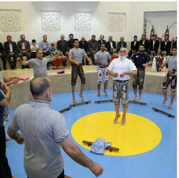 واکنش سلطانی فر به تصویری از ناطق نوری در گود زورخانه
