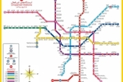 نقشه جدید مترو تهران/ عکس