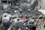 عکس/ بمباران و آوار خانه بر سر ساکنانش