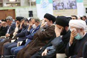مراسم چهلمین روز ارتحال سید محمود دعایی در حرم مطهر امام خمینی