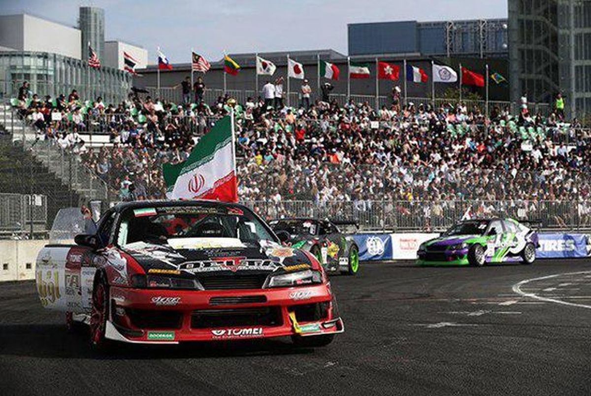 راننده ایرانی در جمع 16 نفر برتر مسابقات دریفت بین قاره ای 