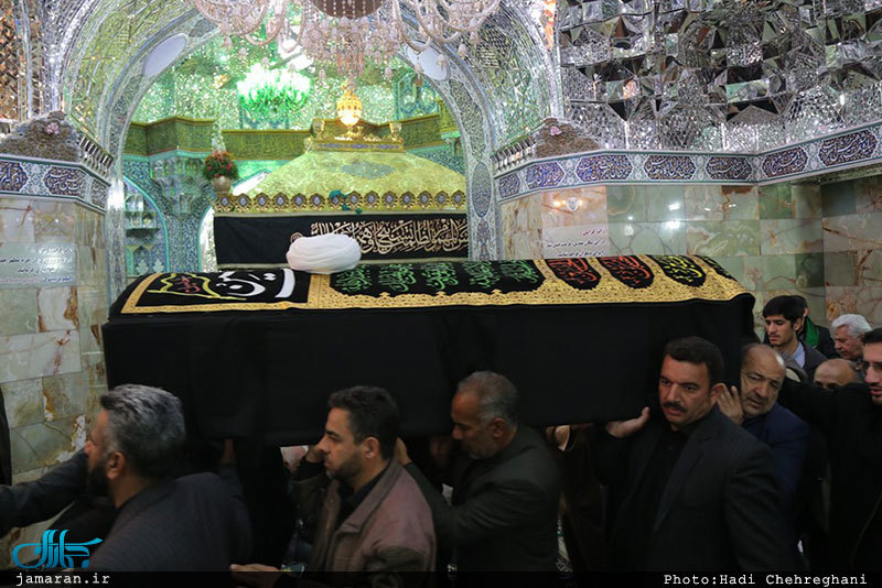 مراسم تشییع و خاکسپاری حجت الاسلام و المسلمین حسن قرهی(ره)