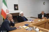 دیدار اعضای کمیته سیاسی حزب کارگزاران سازندگی با  روحانی (1)