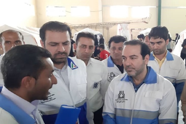 معاون بهداشت وزارت بهداشت از مناطق سیل زده خوزستان دیدن کرد
