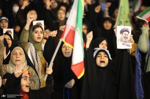 بیست و سومین شب اجتماع پرشور مردمى در رباط کریم