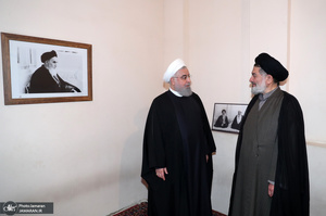 بازدید دکتر روحانی از بیت تاریخی امام خمینی(ره) در نجف اشرف