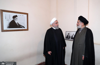 بازدید دکتر روحانی از بیت تاریخی امام خمینی(ره) در نجف اشرف
