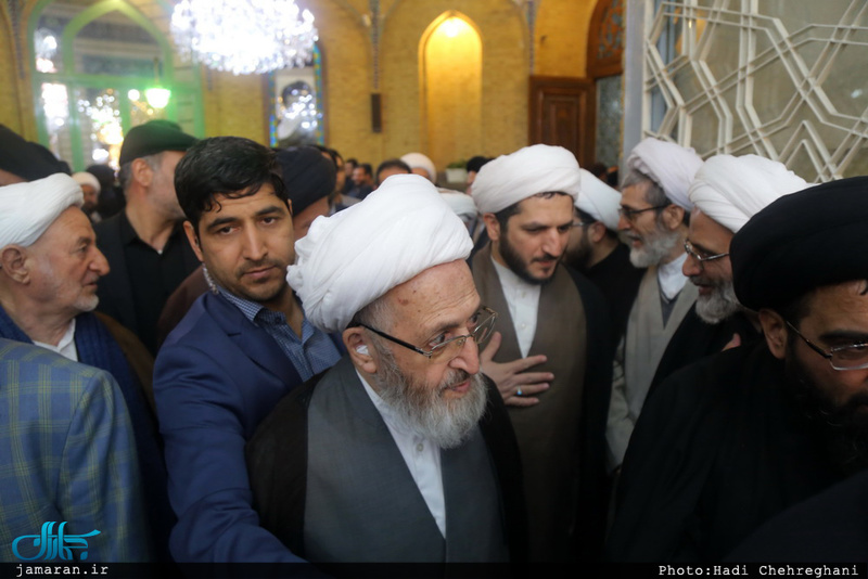 مراسم بزرگداشت آیت الله سید مهدی ابن الرضا(ره) در مسجد اعظم قم
