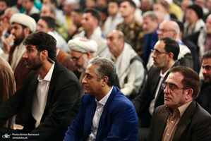 مراسم اولین سالگرد شهادت حجت الاسلام و المسلمین سید ابراهیم رئیسی در حرم مطهر رضوی