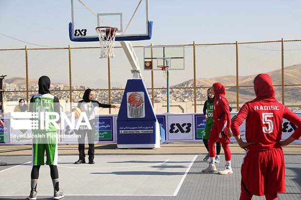 تیم بسکتبال سه نفره دختران قزوین قهرمان کشور شد