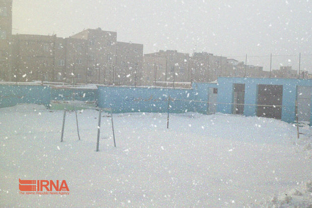 برف مدارس استان کردستان را تعطیل کرد